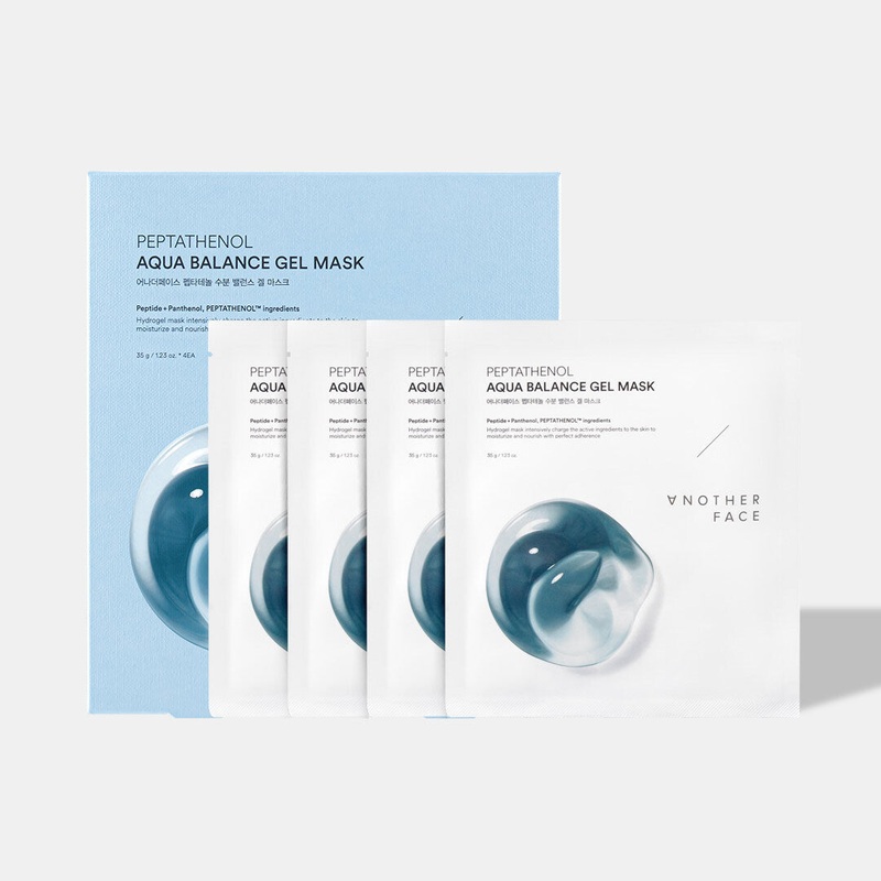 ANOTHER FACE Peptatenol Moisture Balance Hydrogel Mask Pack (4 Sheets)