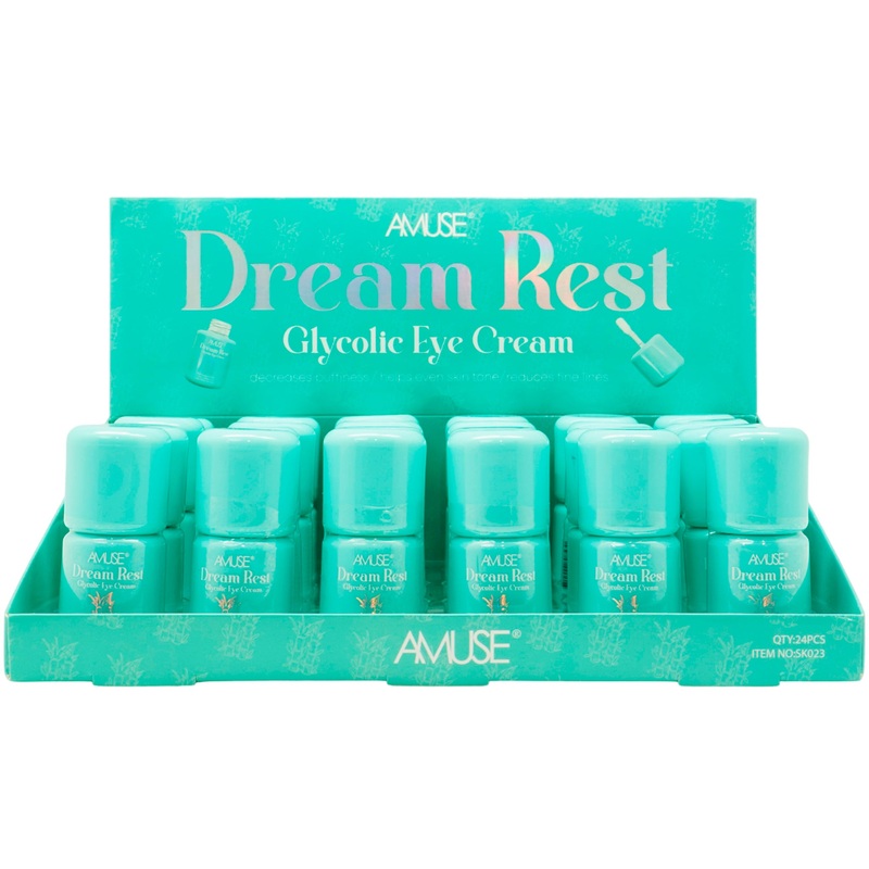 Amuse Dream Rest Glycolic Eye Cream – Wholesale Display 24 Units (SK023)