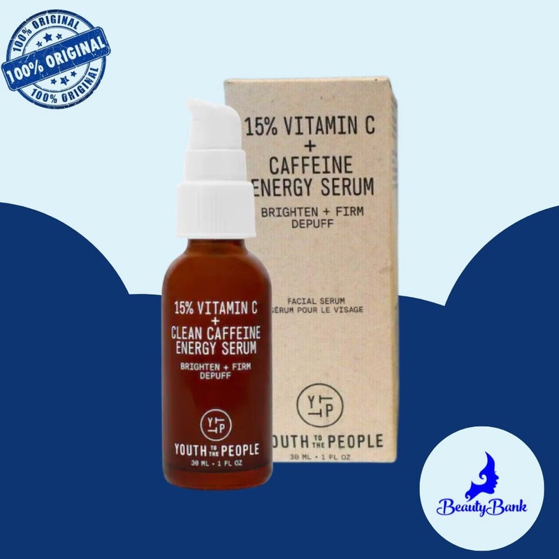 BEAUTY RESERVE – YOUTH TO THE PEOPLE 15% VITAMIN C + CLEAN CAFFEINE ENERGY SERUM 1 Oz