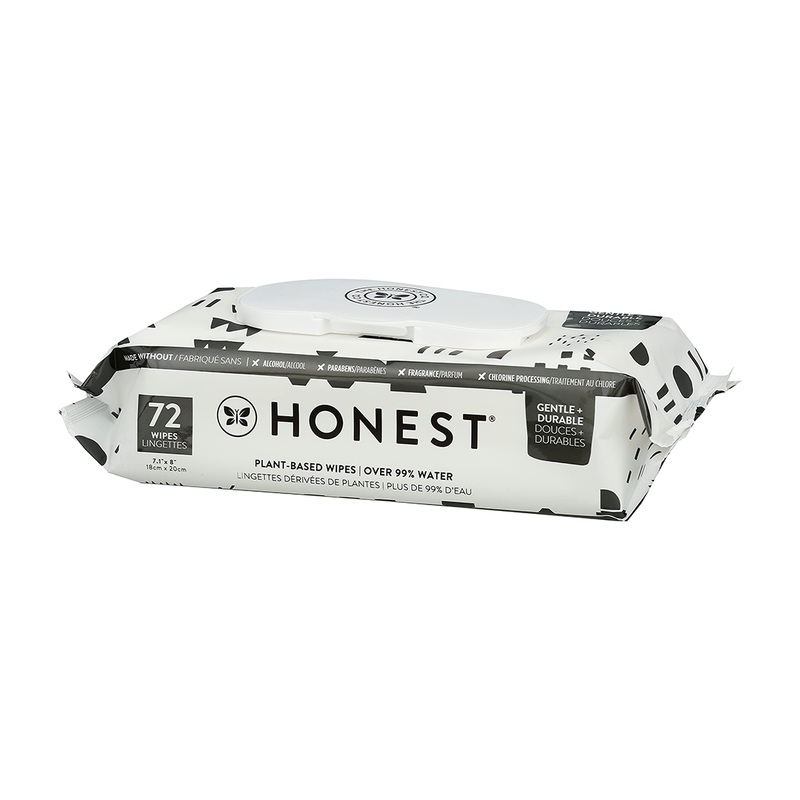 Honest 72 Pattern Play Wipes