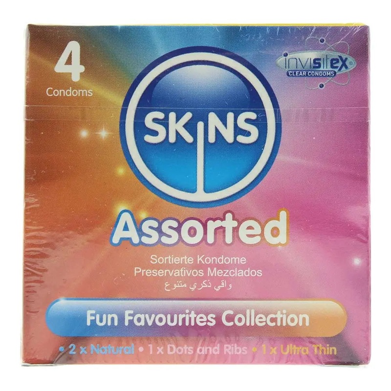 Skins Assorted Premium Condoms 4pcs (5% VAT)