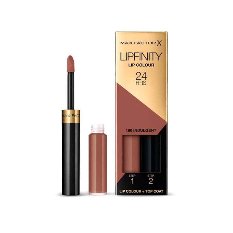 Max Factor Lipfinity Lip Gloss & Top Coat 190 Indulgent