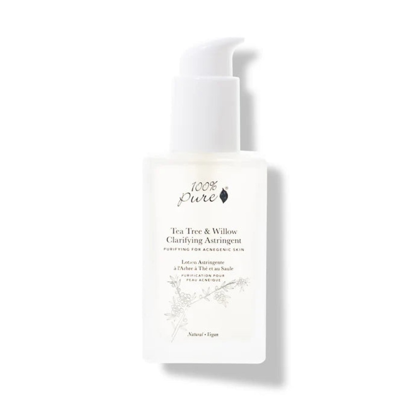 Tea Tree & Willow Clarifying Astringent 118ml – 100% Pure