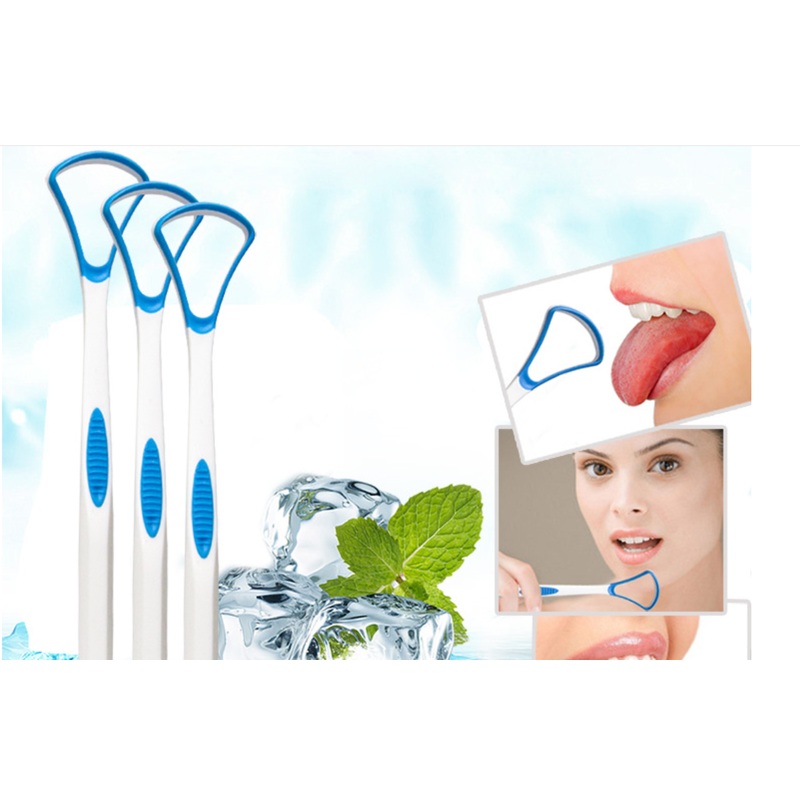 Glamza Tongue Scraper – Blue | Free UK Delivery x1