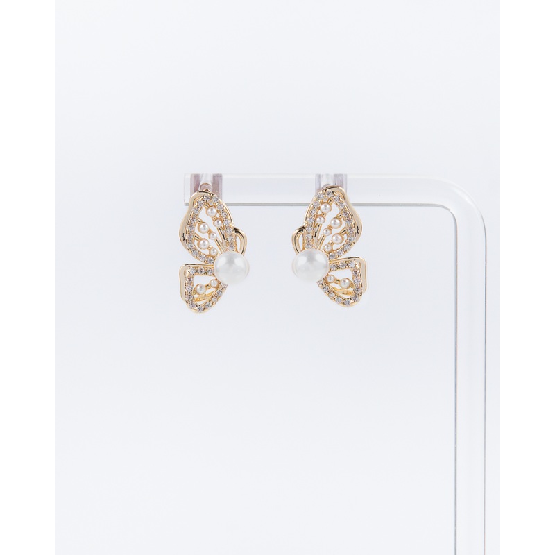 NYU NYU Ornate Butterfly Earrings