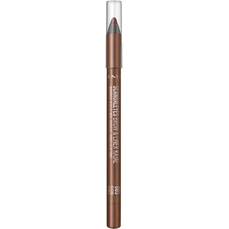 Rimmel London Scandaleyes Waterproof Brow & Liner Kajal 003 Blazing Bronze