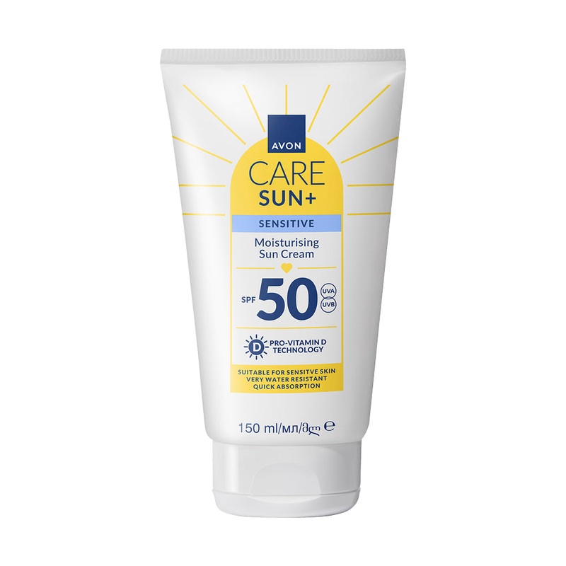 Avon Care Sun+ Moisturising Sun Cream SPF 50 –  150ml