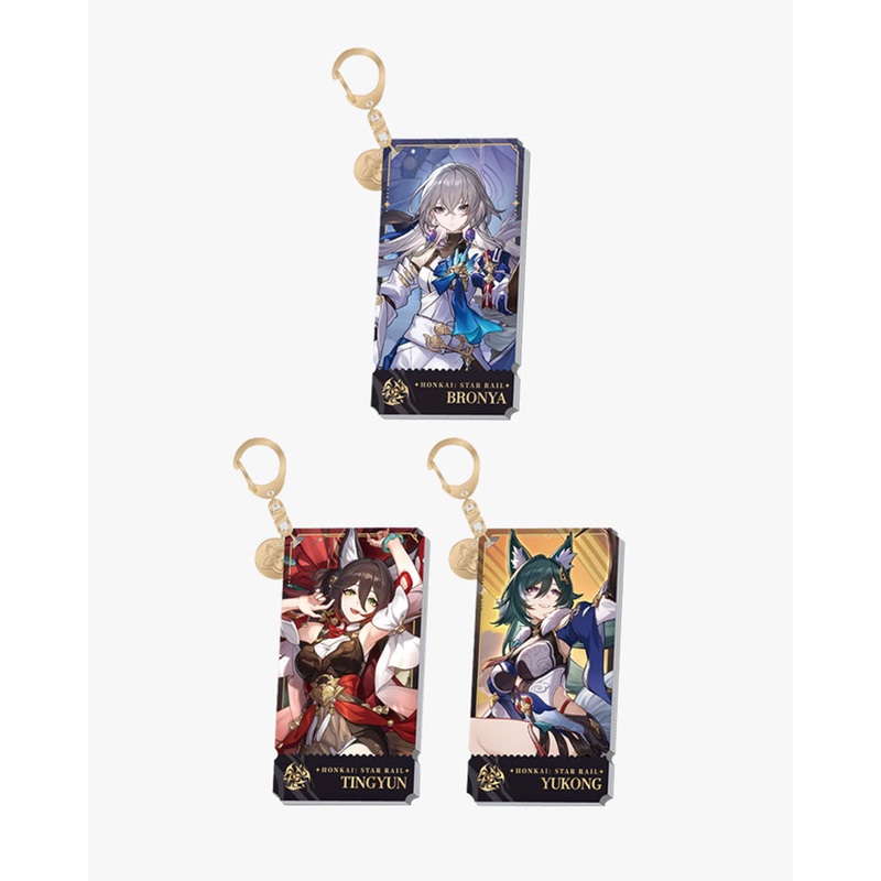 Honkai: Star Rail The Harmony Path Character Acrylic Keychain Bronya