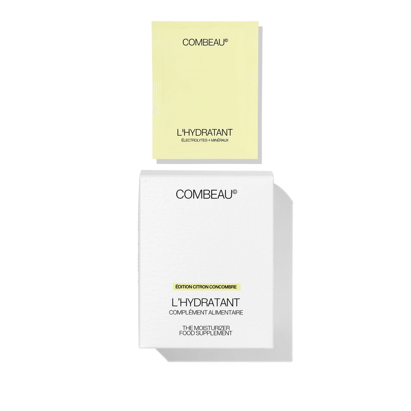 The Moisturizer Hydration Supplement with Electrolytes – Lemon Cucumber 14 Sachets