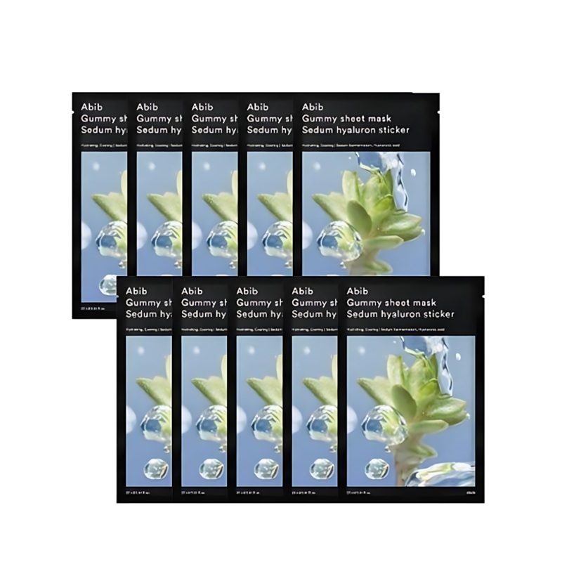 Abib Gummy Sheet Mask Sedum Hyaluron Sticker 270g*10ea