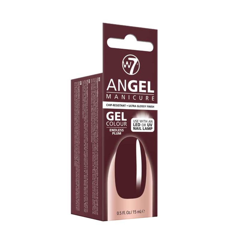 W7 Angel Manicure Gel Polish Endless Plum