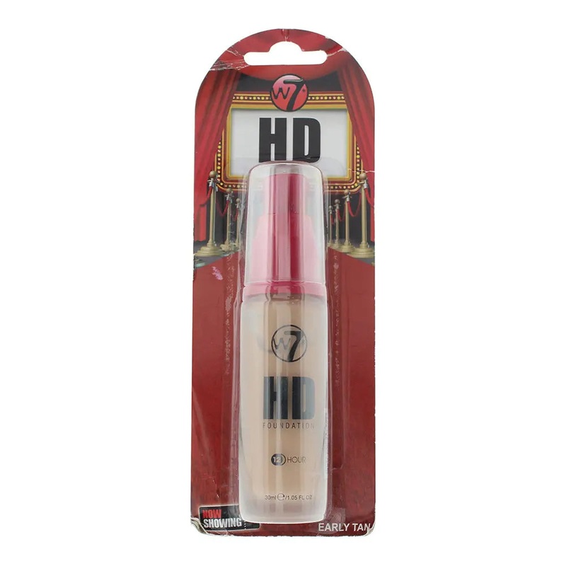 W7 HD Foundation Early Tan 30ml