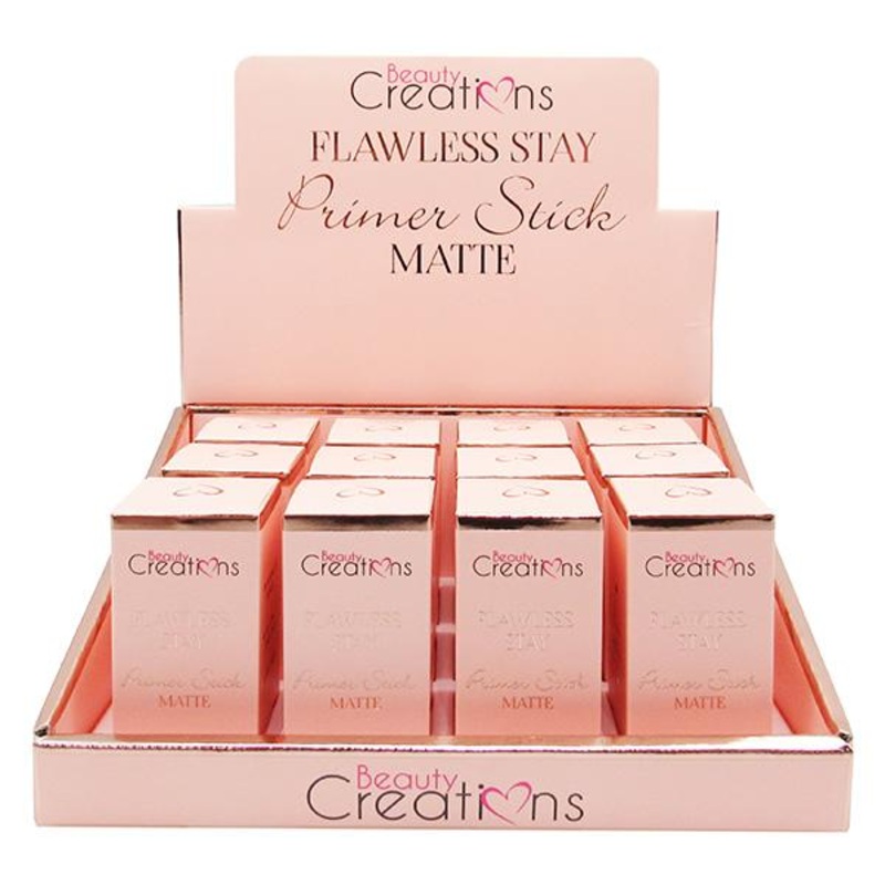 Beauty Creations Flawless Stay Primer Stick Matte – Wholesale Display 12 Units (PS01)