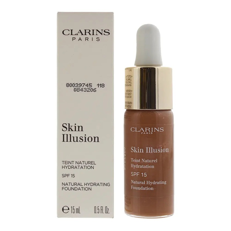 Clarins Skin Illusion Natural Hydrating Tester 118 Sienna Foundation 15ml