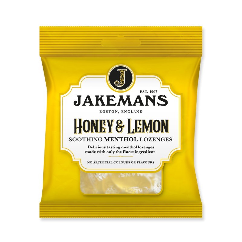 Honey and Lemon Soothing Menthol Sweets 73g