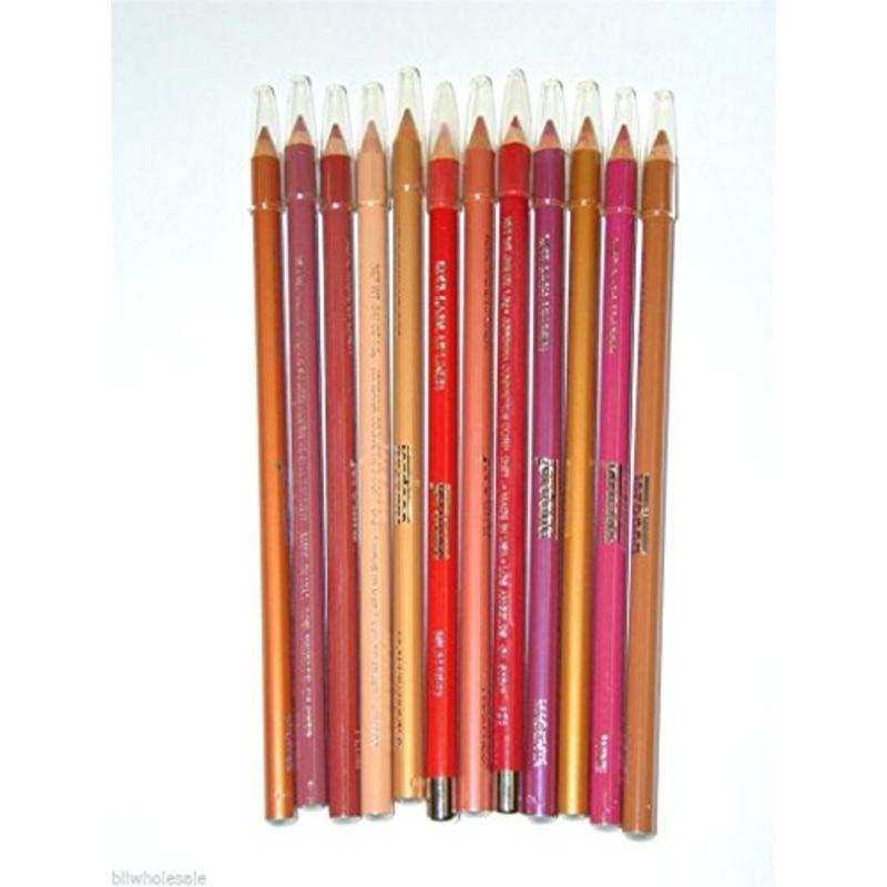 JORDANA 7″ KOHL KAJAL LIP LINER LIP PENCILS SET – WINE RICH RED MORE!