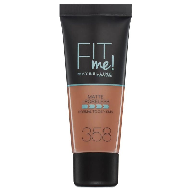 Maybelline Fit Me Foundation Matte & Poreless 358 Latte