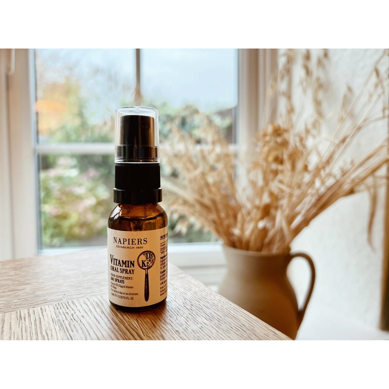 Napiers Vitamin D3 (25mcg) & K2 (50mcg) Spray 15ml