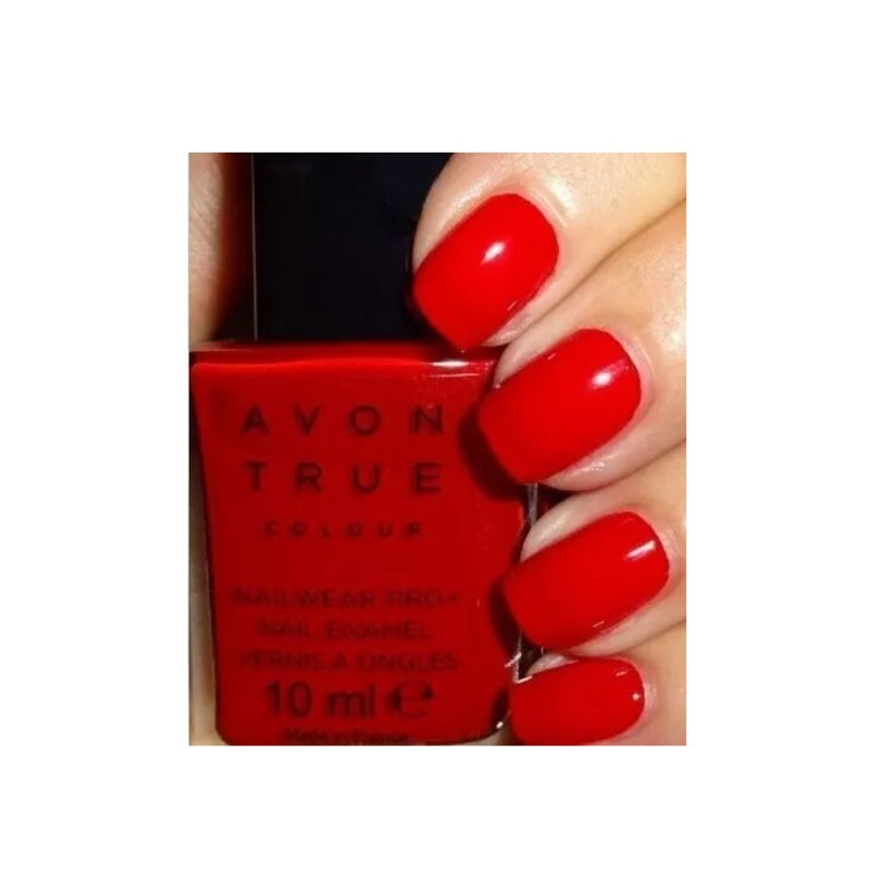 Avon True Colour Pro Colour Nail Varnish Real Red