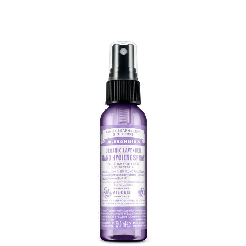 Dr Bronner’s Organic Lavender Hand Hygiene Spray 60ml