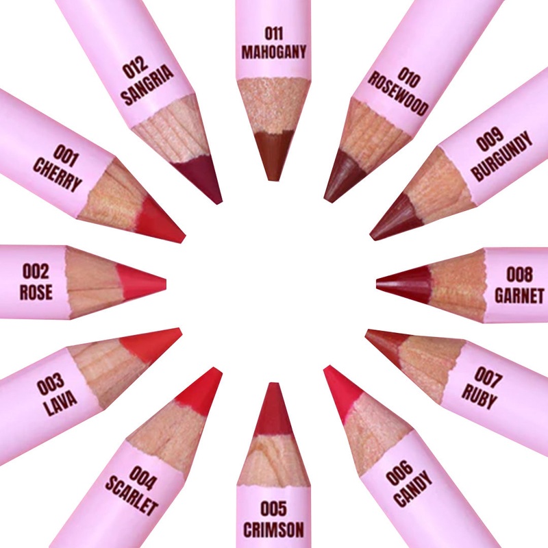 Moira Beauty Flirty Lip Pencil Assorted – Wholesale 12 Units (FLL001-012)