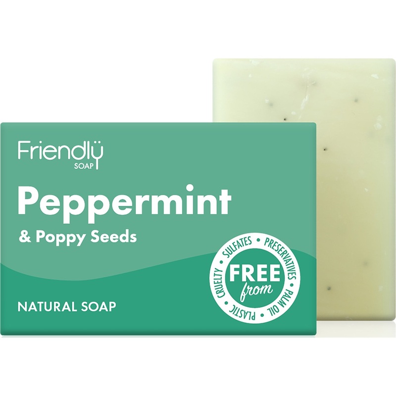 Natural Soap Bar | Peppermint & Poppy Seed