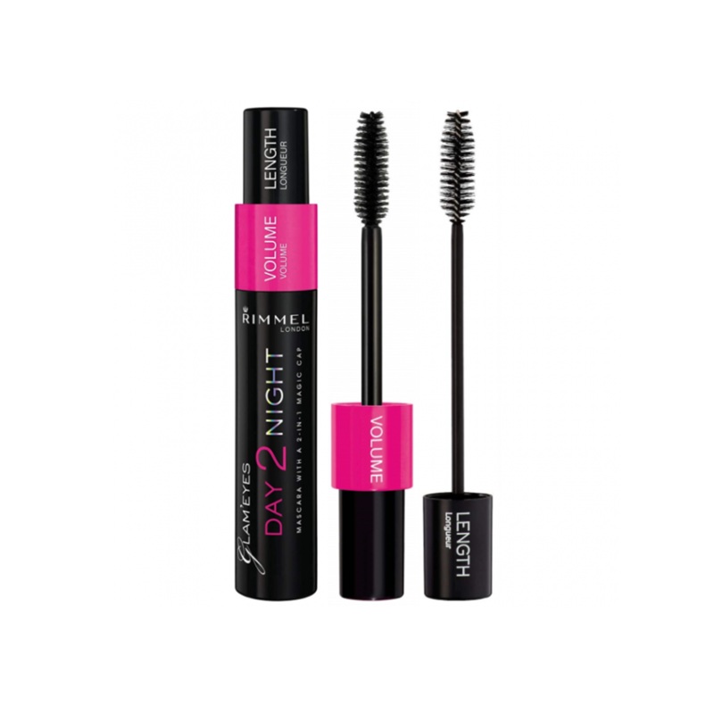 Rimmel Glam’Eyes Day 2 Night Mascara 001 Black