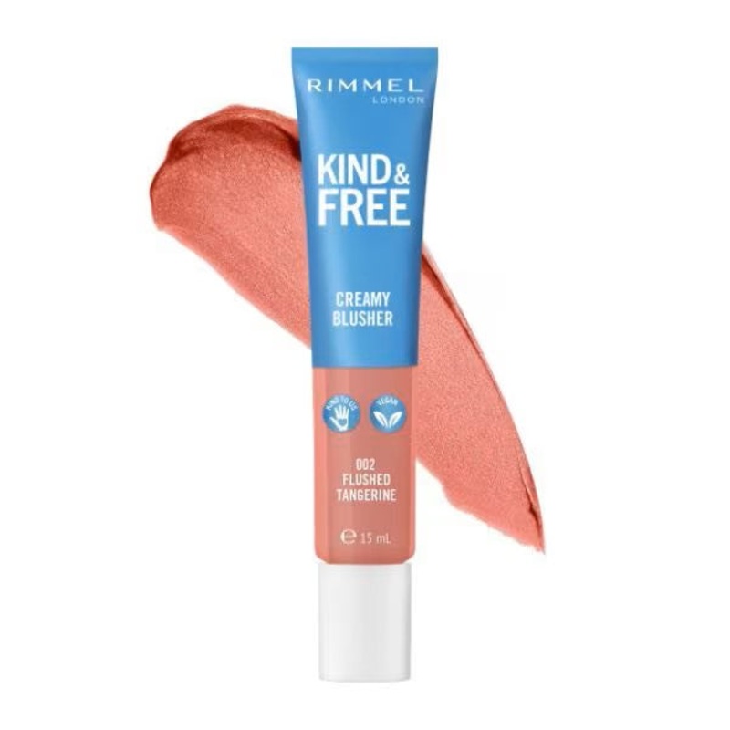 Rimmel London Kind & Free Creamy Blusher 002 Flushed Tangerine