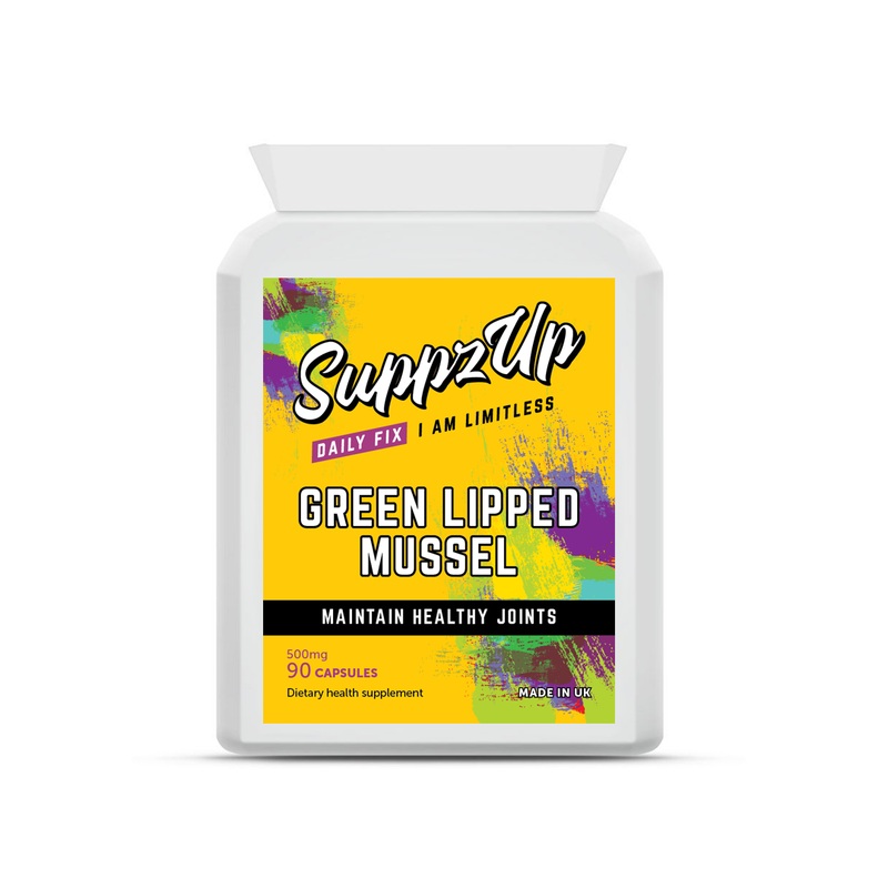 SuppzUp Green Lipped Mussel 500mg – 90 Capsules