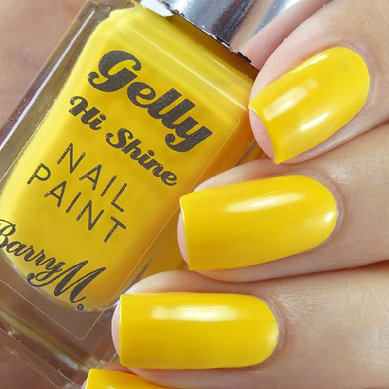 Barry M Gelly Hi Shine Nail Paint Banana Split