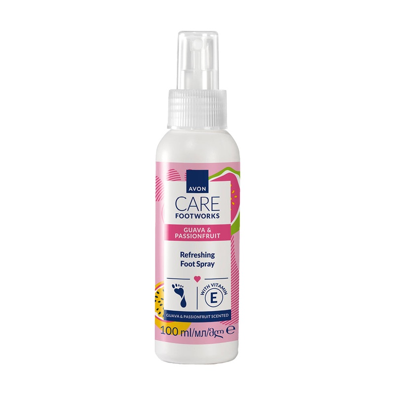 Foot Works Guava & Passion Fruit Refreshing Foot Spray – 100ml