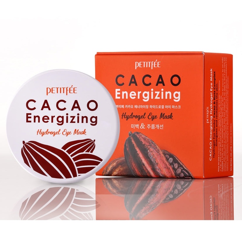 PETITFEE Cacao Energizing Hydrogel Eye Mask 60ea