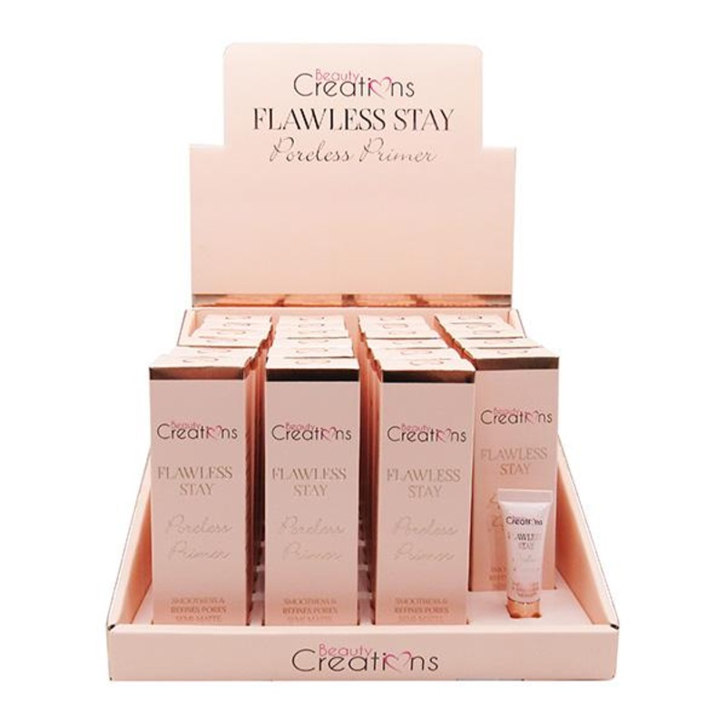Beauty Creations Flawless Stay Poreless Primer – Wholesale Display 23 Units (PF01)