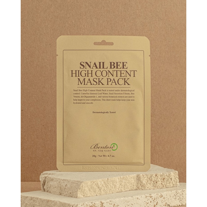 Benton Snail Bee High Content Mask Pack Single Mask