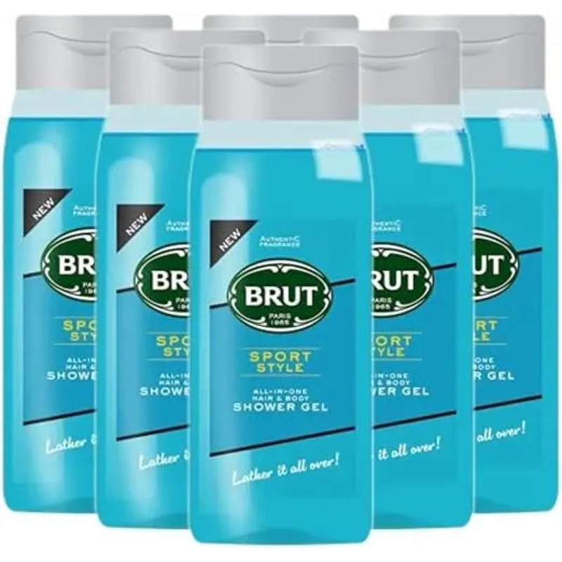 Brut Sport Style Shower Gel 500ml Pack of 6