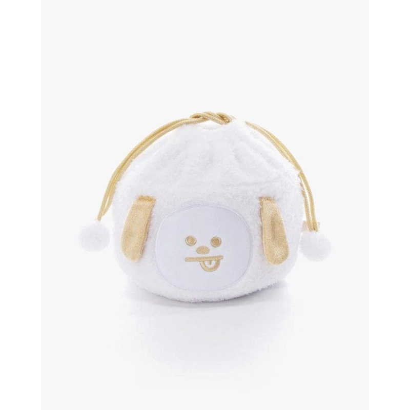 BT21 CHIMMY Twinkle Edition Plush Drawstring Pouch