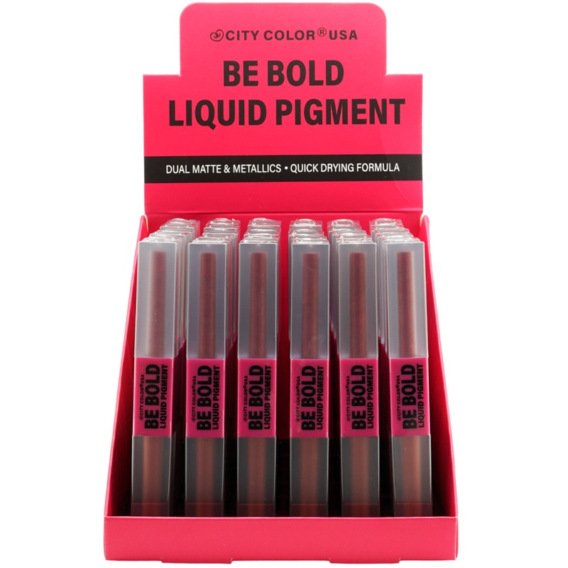 City Color Be Bold Liquid Pigment Crimson – Wholesale Display 36 Units (E-0136C)