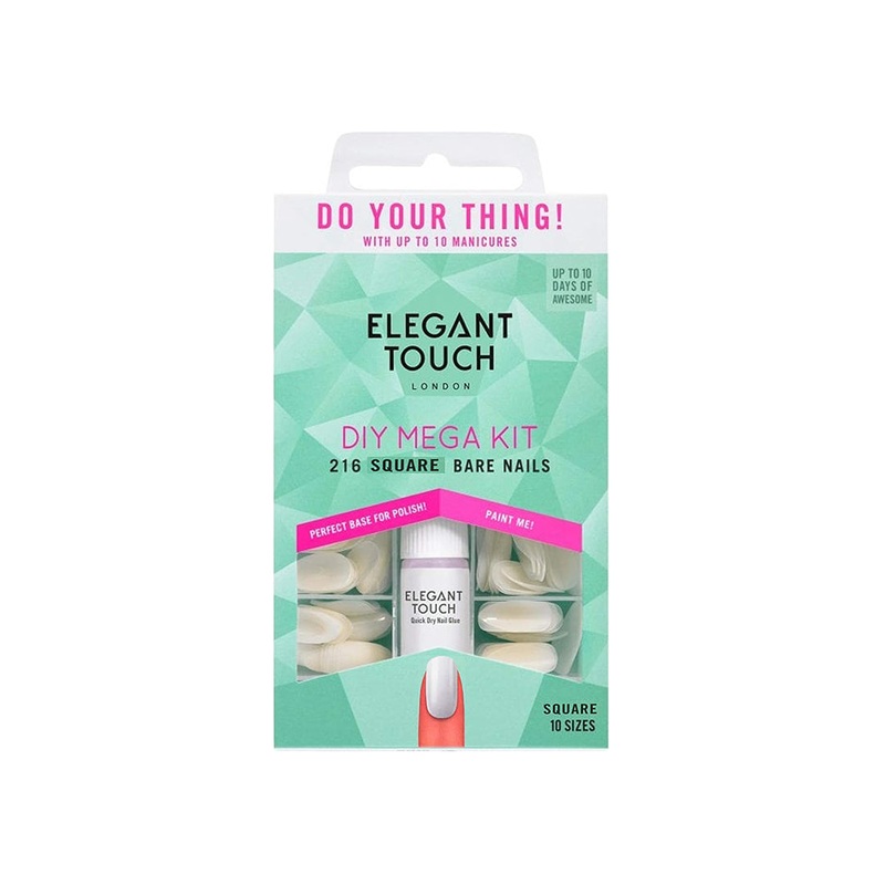 Elegant Touch False Nails Bare Mega Kit