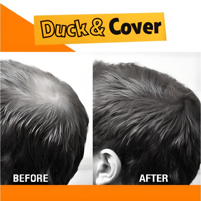 Groomarang Duck & Cover Professional Keratin Hair Loss Building Fibres 28g Black