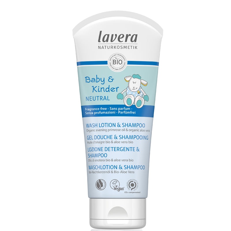 Lavera Baby and Kinder Neutral Wash and Shampoo 200ml