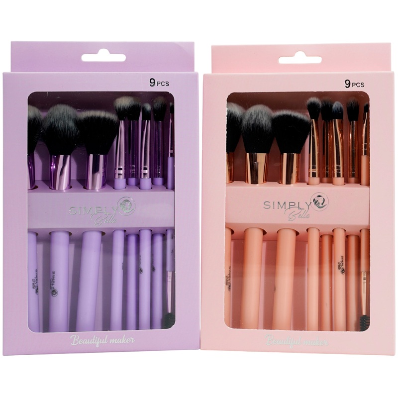 Simply Bella Makeup Brush Assorted – Wholesale 12 Sets (STB009)
