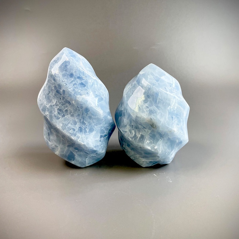Blue Calcite Flames 700-749g