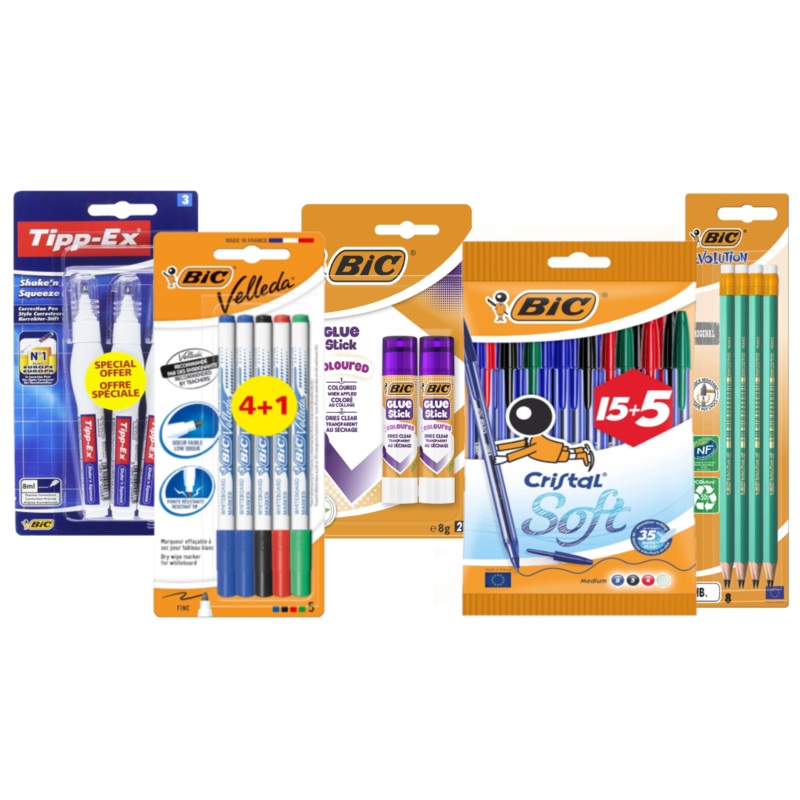 Bic 38pc Stationery Bundle With Tipp-Ex