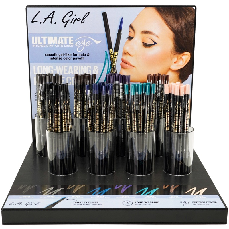 L.A. Girl Ultimate Auto Eyeliner – Wholesale Display 96 Units (GPD531)