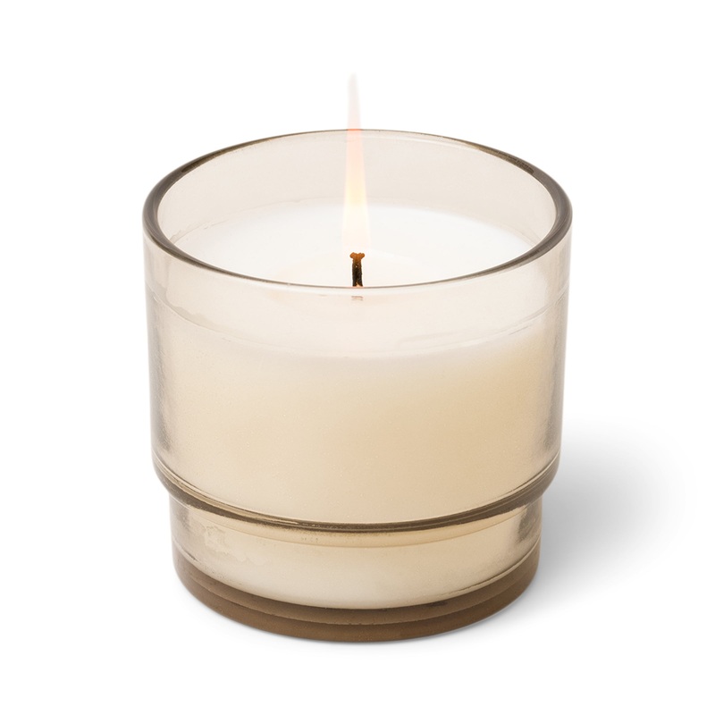 Paddy Wax Al Fresco Glass Candle (198g) – Taupe – Cotton & Teak