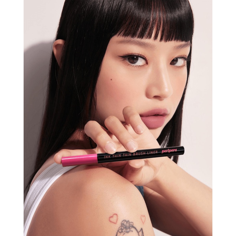 peripera Ink Thin Thin Brush Liner #01 Black Noir