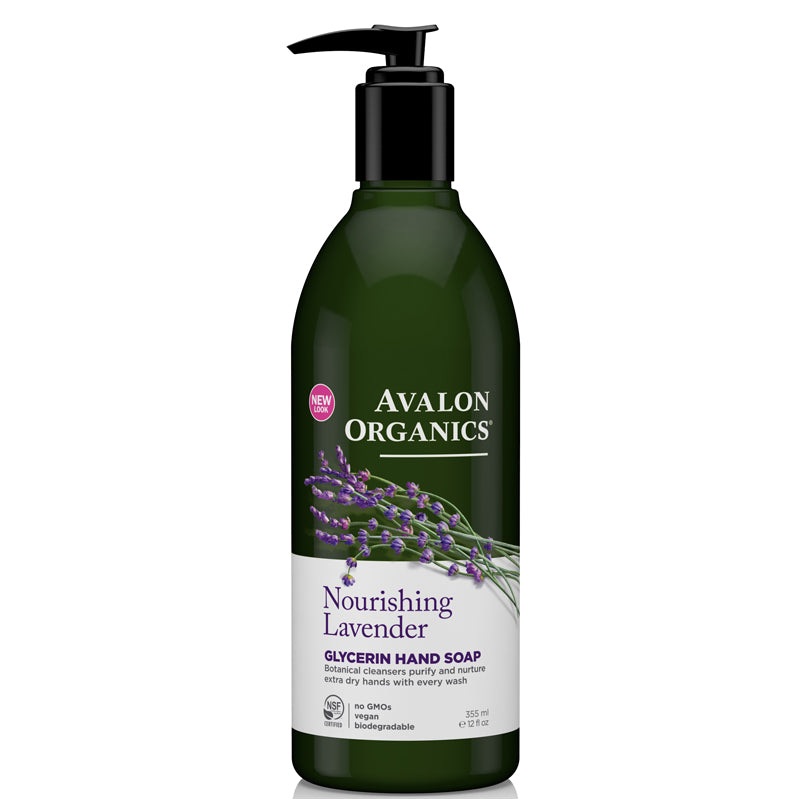 DISCONTINUED Avalon Organics Nourishing Lavender Glycerin Hand Soap 355ml