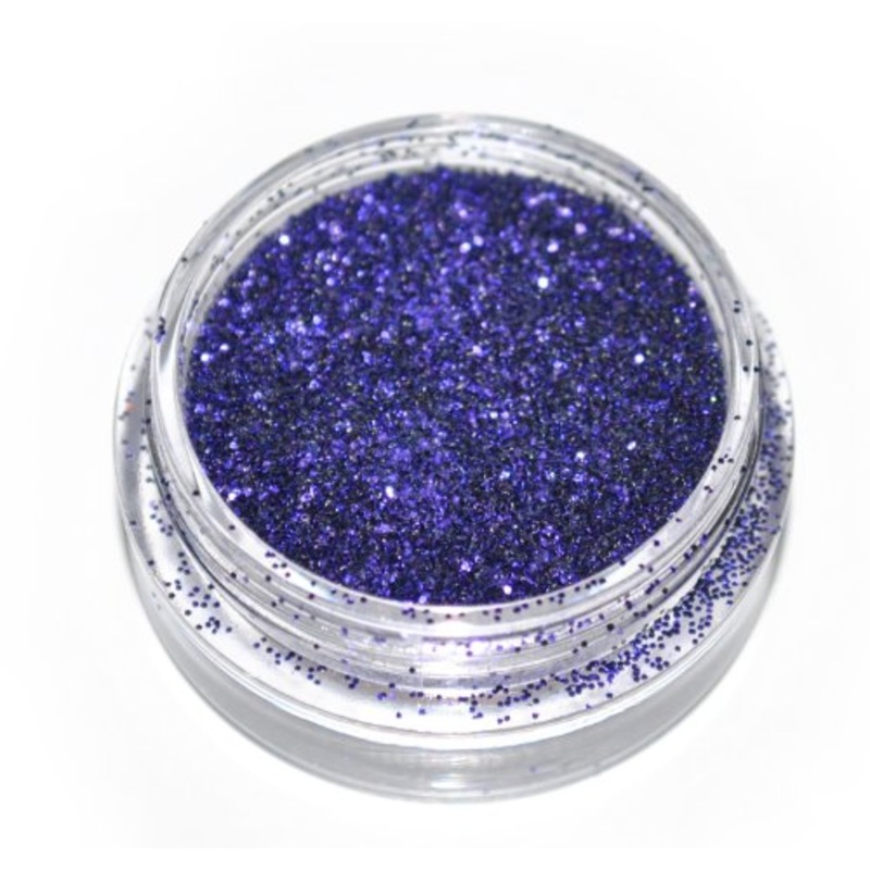 Kiara World Dark Purple Eye Shadow Loose Glitter Dust Body Face Nail Art Party Shimmer Make-Up