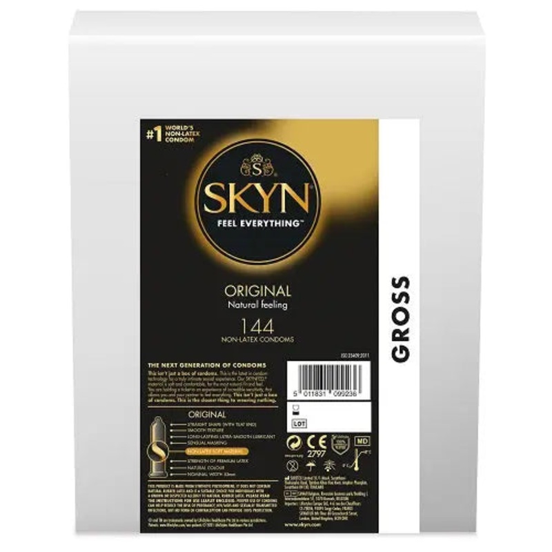 Mates SKYN Original Condom BX144 Clinic Pack (5% VAT)