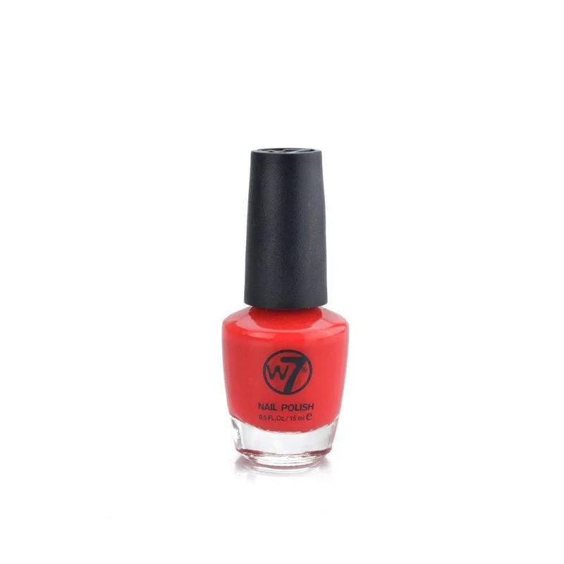 W7 Cosmetics Red Nail Polish 15ml  – Red Hot